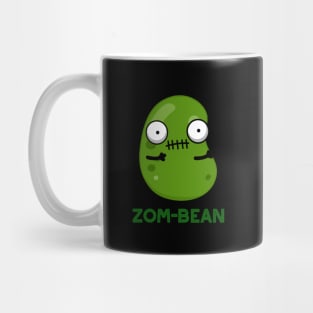 Zom-bean Cute Halloween Zombie Bean Pun Mug